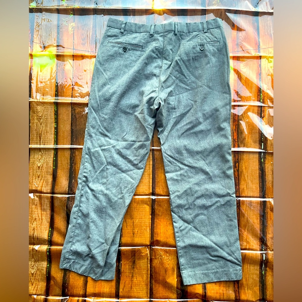 Alfani Slim Fit gray dress pants mens